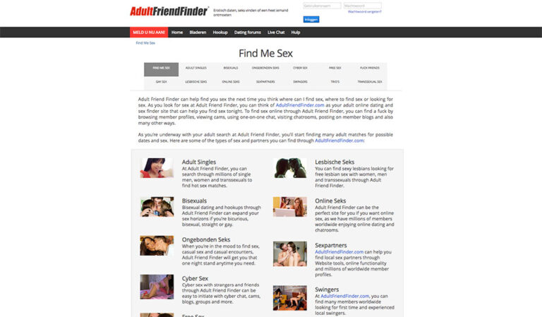 Adult Friend Finder Review 2023 &#8211; Voors, tegens en alles daar tussenin